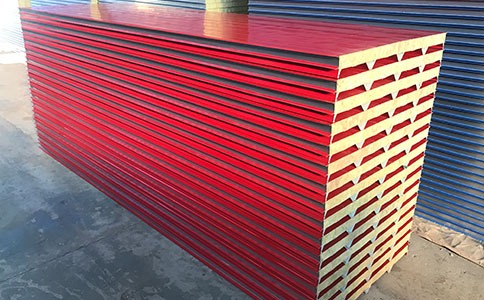 橫裝巖棉夾芯板